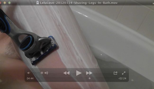 Shaving Legs In Bath